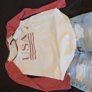 USA long sleeve top